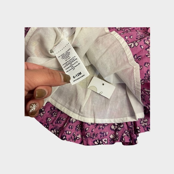 Peek Floral Mixed Print Smocked Skirt - Picture 4 of 5